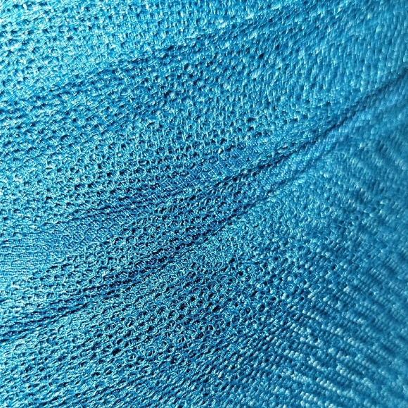 Monique Lhuillier Teal Strapless Evening Gown SZ 10 - Picture 5 of 7